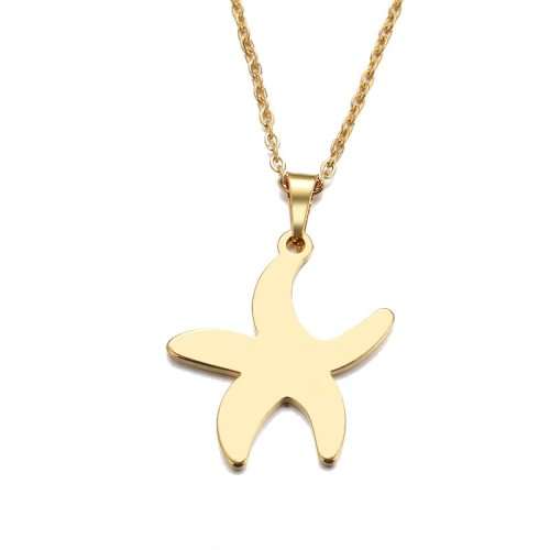 100% Pure Titanium Sea Star Necklace **R 499** (GOLD)