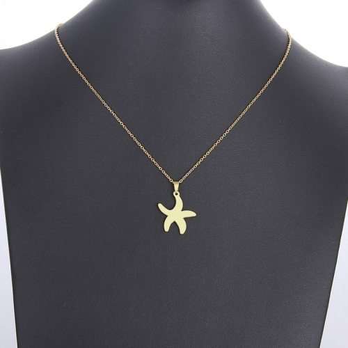100% Pure Titanium Sea Star Necklace **R 499** (GOLD)
