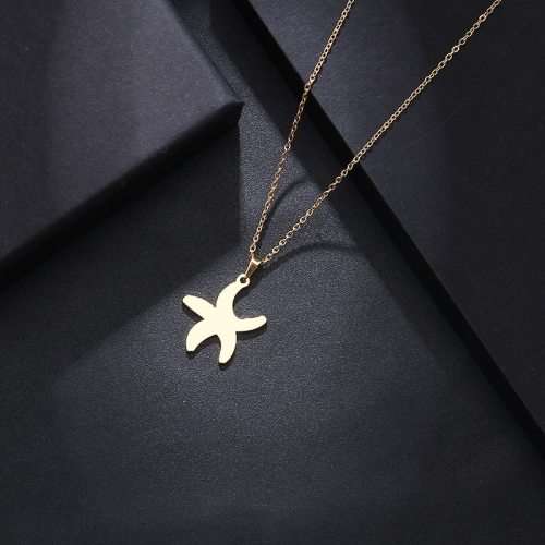 100% Pure Titanium Sea Star Necklace **R 499** (GOLD)