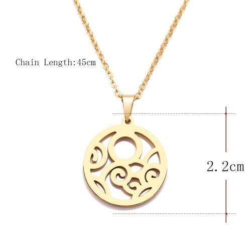 100% Genuine Titanium Lucky Charm Necklace **R 599** (GOLD)