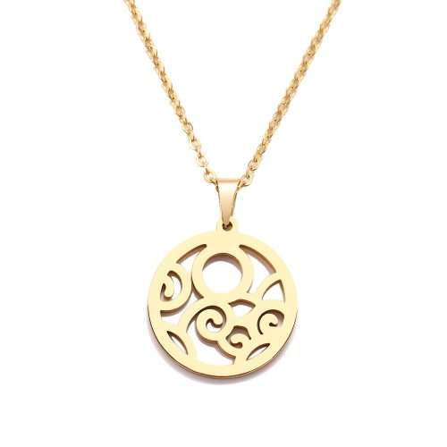 100% Genuine Titanium Lucky Charm Necklace **R 599** (GOLD)