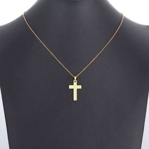 Titanium Cross Necklace **R 699**  (GOLD)