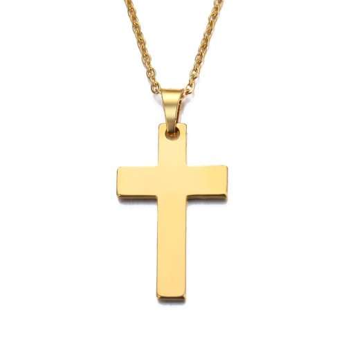 Titanium Cross Necklace **R 699**  (GOLD)