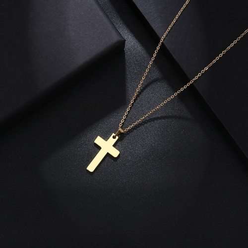 Titanium Cross Necklace **R 699**  (GOLD)