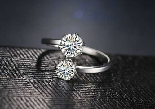 Titanium Princess Cut Ring With Simulated Diamonds *R 999* (SILVER) Size 6 US