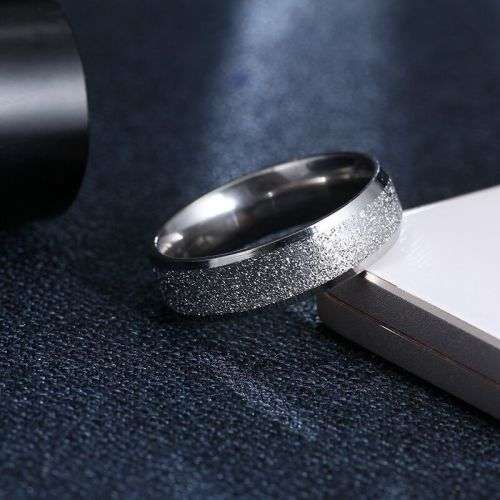 Titanium Ring Frosted 6 mm **R 799** Size 11 US / V / 21