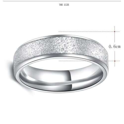 Titanium Ring Frosted 6 mm **R 799** Size 11 US / V / 21