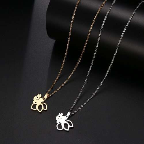 Cute Bubbly Eye Titanium Fish Necklace 45 cm (SILVER) *R 499*