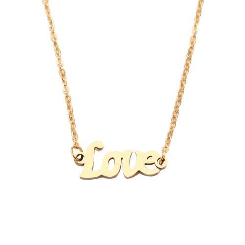 Titanium "Love" Necklace 45 cm *R 599* (SILVER)