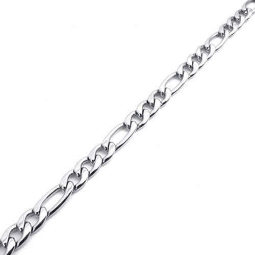 Titanium Figaro Bracelet 22 cm **R 899** (SILVER)