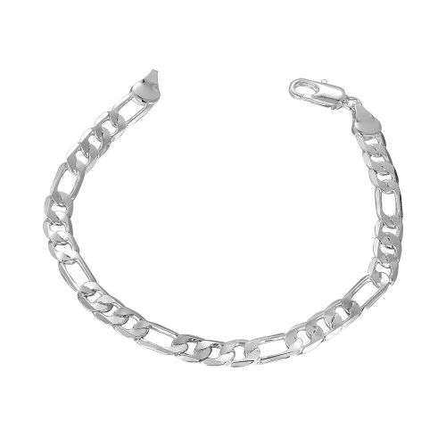 Titanium Figaro Bracelet 22 cm **R 899** (SILVER)