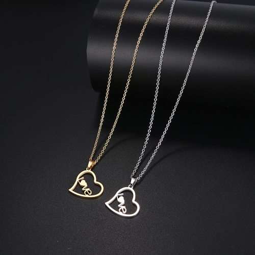 Titanium "Love Heart" Necklace GOLD 45 cm *R 599*