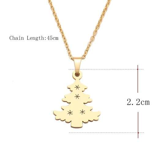 Titanium *Christmas Tree* Necklace 45 cm (SILVER) *R 599*