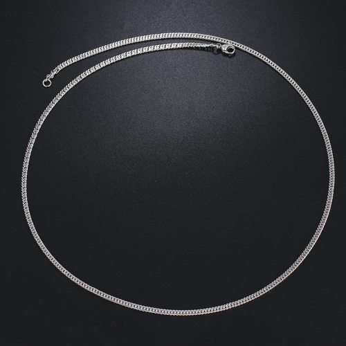 RETAIL PRICE: R 1 199 (NEVER FADE) Titanium Curb Chain Necklace 60 cm (GOLD ONLY)
