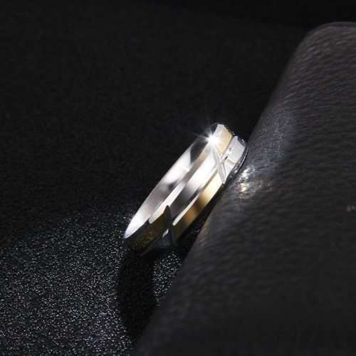Titanium Ring (Two Tone) 6 mm **R 899** Size 11 US