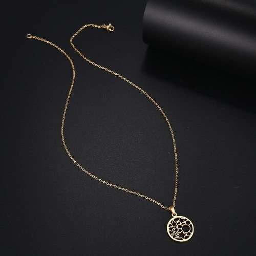 Titanium Round "Moon & Stars" Necklace 45 cm *R 599*