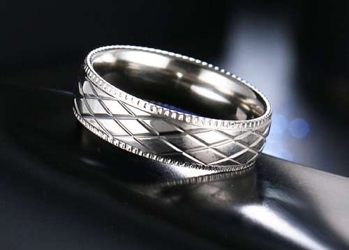Titanium Ring (SILVER) 6 mm *R 799* Size 11 US