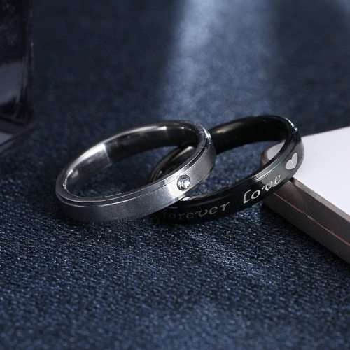 Titanium  "HIS & HERS"  Ring **R 699** Size 9 US