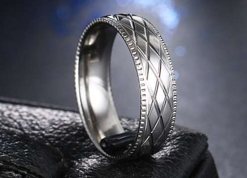 Titanium Ring (SILVER) 6 mm *R 799* Size 11 US