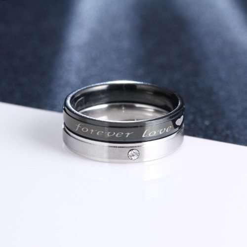 Titanium  "HIS & HERS"  Ring **R 699** Size 9 US