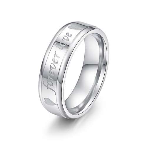 Titanium  8 mm  "HERS"  Ring **R 699** Size 9 US