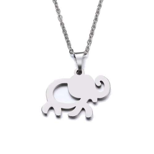 Titanium "Elephant" Necklace Silver 45 cm *R 499*