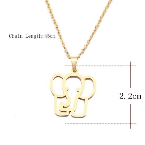 Titanium "Elephant" Necklace Silver 45 cm *R 499*