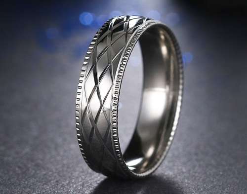 Titanium Ring (SILVER) 6 mm *R 799* Size 11 US