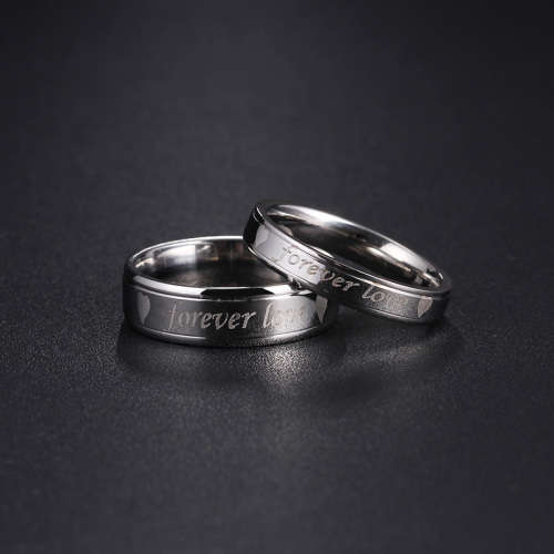 Titanium  "HIS & HERS"  Ring **R 699** Size 7 US