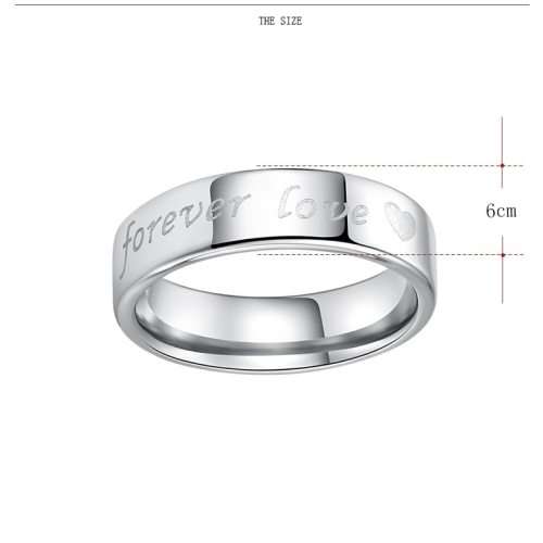 Titanium  "HIS & HERS"  Ring **R 699** Size 7 US