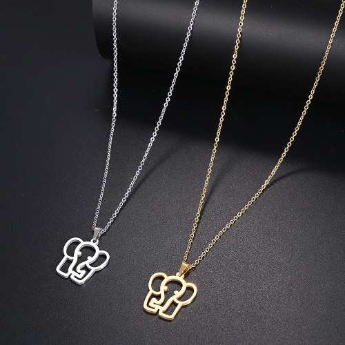 Titanium "Elephant" Necklace Silver 45 cm *R 499*