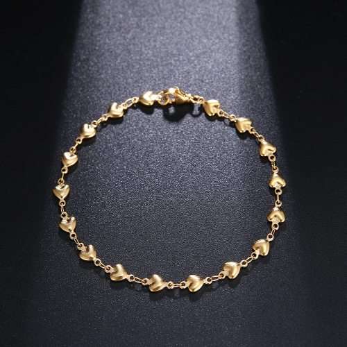Titanium Heart Bracelet 22 cm **R 799** (GOLD)