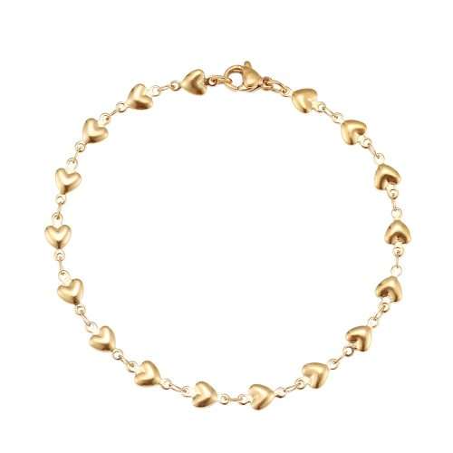 Titanium Heart Bracelet 22 cm **R 799** (GOLD)