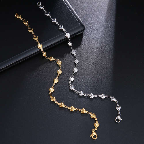 Titanium Heart Bracelet 22 cm **R 799** (GOLD)