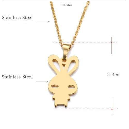 Titanium "Bunny**Necklace 45 cm R 599** (SILVER)