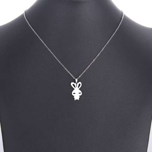 Titanium "Bunny**Necklace 45 cm R 599** (SILVER)