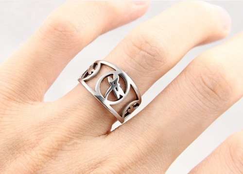 Titanium "Dragon Fly" Ring *R 499* Size 11 US