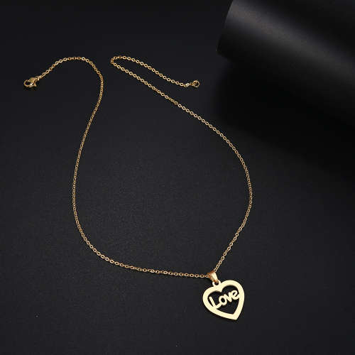 Titanium "Love Heart" Necklace 45 cm **R 899** (SILVER)