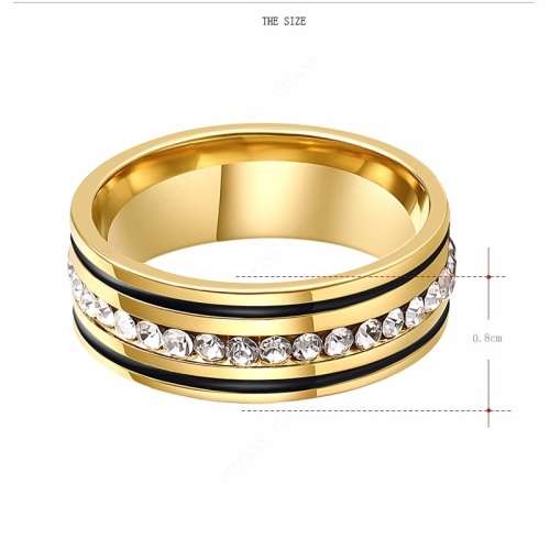 RETAIL PRICE:R1 799(NEVER FADE) Titanium Ring 8 mm Size 10 US (WHITE AND GOLD ONLY)