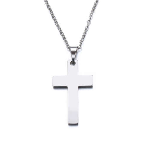 Titanium Cross Necklace **R 699** 45 cm (SILVER)