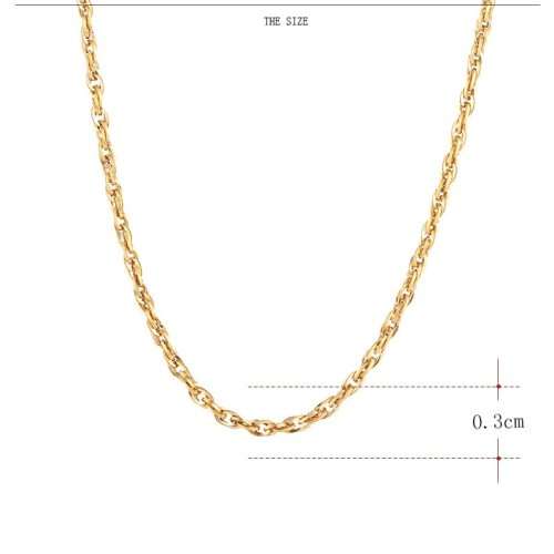 Titanium Wheat Necklace 60 cm **R 699** (SILVER)