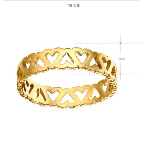 Titanium Heart Ring Size 10 US *R 999* SILVER