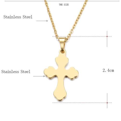 Titanium *Cross* Necklace 45 cm (SILVER) *R 599*