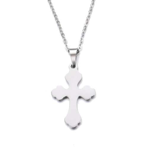 Titanium *Cross* Necklace 45 cm (SILVER) *R 599*