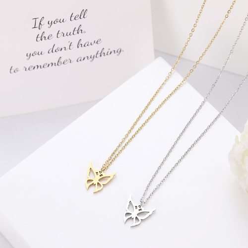 Titanium *Butterfly* Necklace 45 cm (SILVER) *R 599*