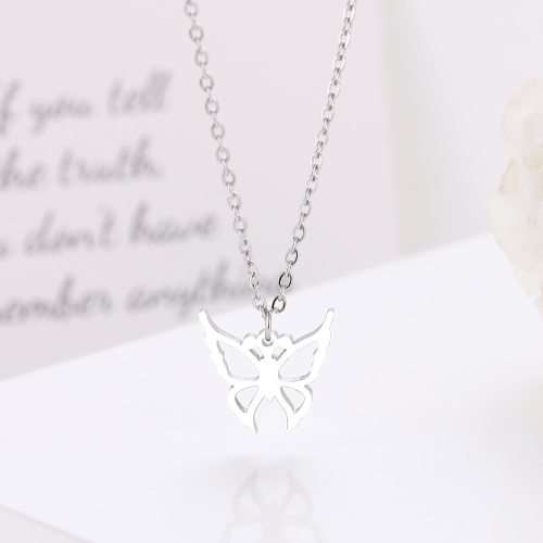Titanium *Butterfly* Necklace 45 cm (SILVER) *R 599*