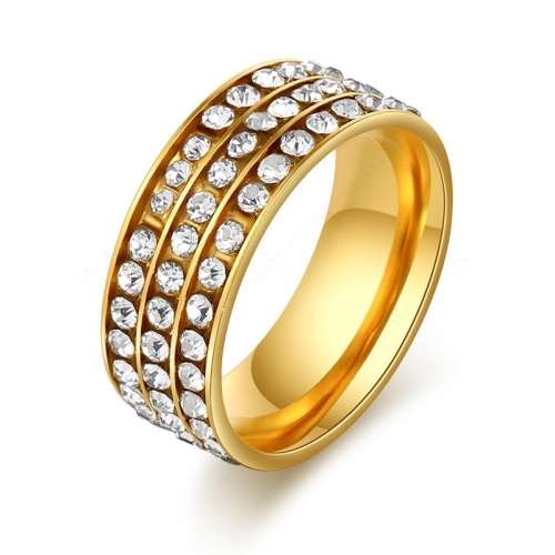RETAIL PRICE:R2 499 (NEVER FADE) Titanium Ring 8 mm Size 9 US (GOLD ONLY)