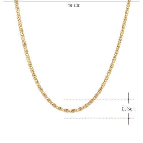 Titanium Snail Chain Necklace 45 cm (SILVER) *R 999*