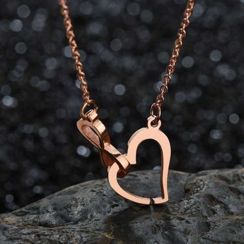 Titanium Heart Infinity Necklace 45 cm *R 899* SILVER