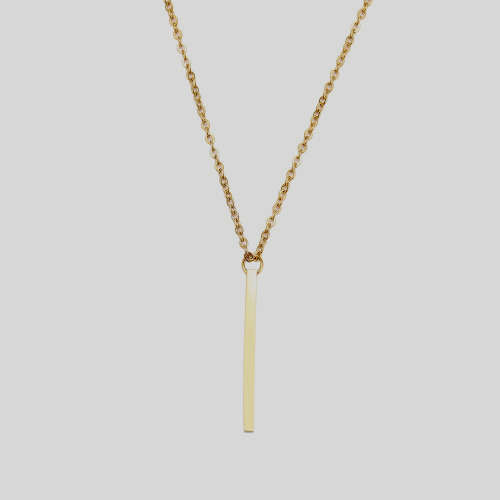 Titanium Stick Necklace 45 cm *R 899* GOLD